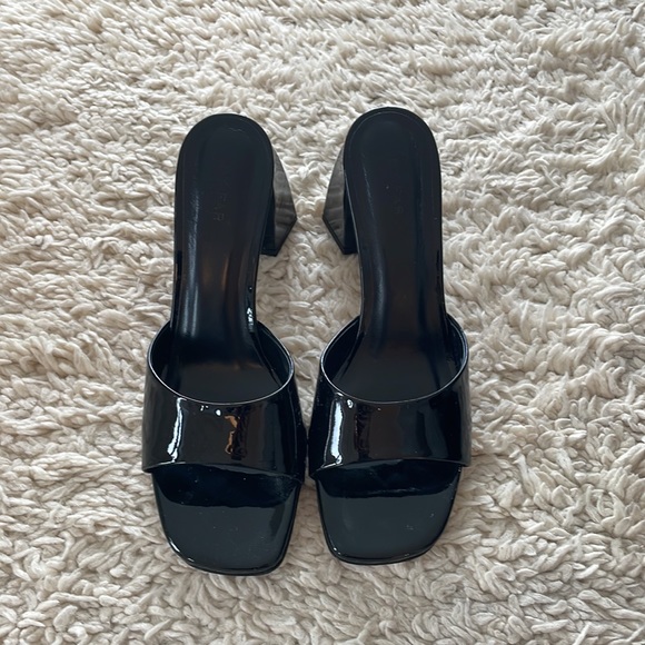 By Far Michele Patent Leather Slides - Picture 3 of 8